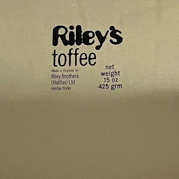 VINTAGE Riley's Toffee Niagara Falls Rectangular Tin Decor Storage Landmarks - Picture 6 of 17